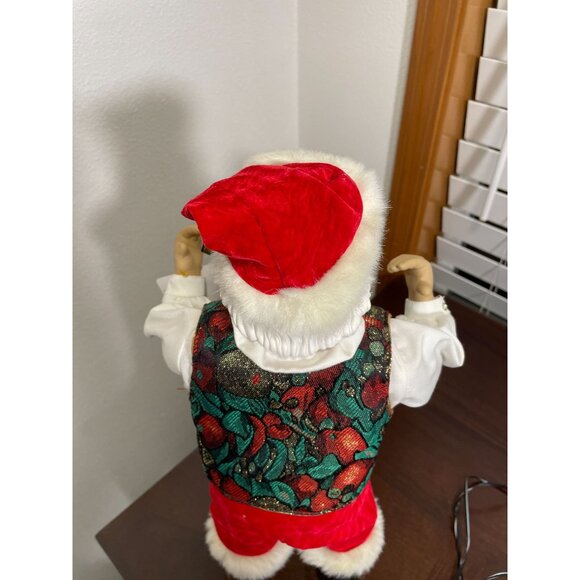 Vintage Rockin' Around Santa Animated Figure 18" Works Great! - Picture 8 of 11